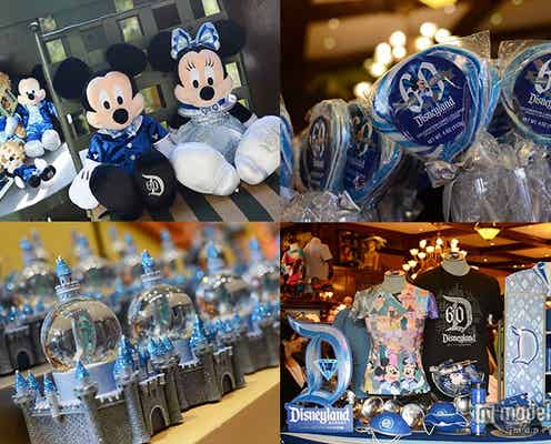 米ディズニーランド60周年記念グッズ、ミッキーもダッフィーも“ダイヤモンド”仕様に<「ダイヤモンド・セレブレーション」現地レポ>