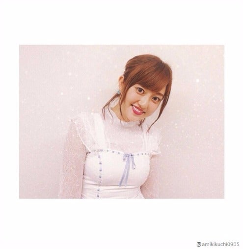 菊地亜美、洋服“ピチピチ”で謝罪？