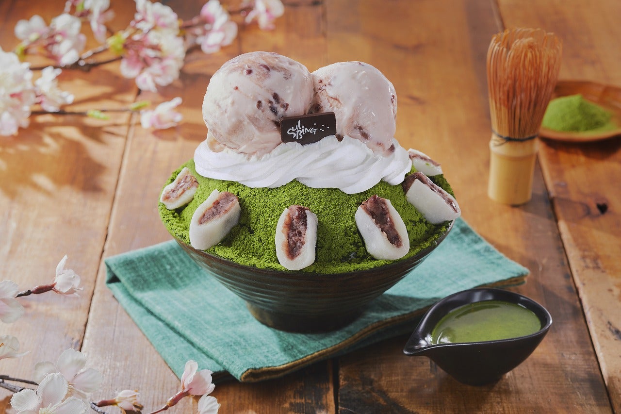 抹茶さくらソルビン（1,200円：税込）／画像提供：ソルビン