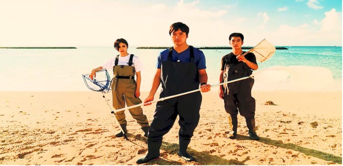 安斉星来、桝太一 、亀井くん(C)日本テレビ