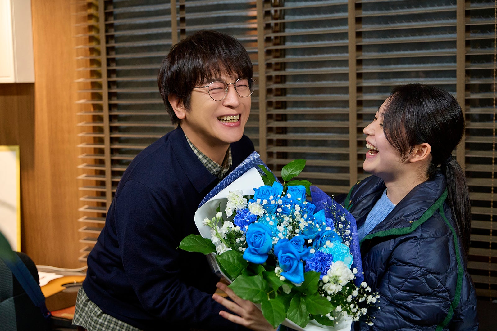 及川光博、白鳥玉季（C）日本テレビ