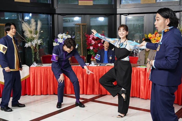 増田貴久、宮野真守、生田絵梨花、盛山晋太郎(C)日本テレビ