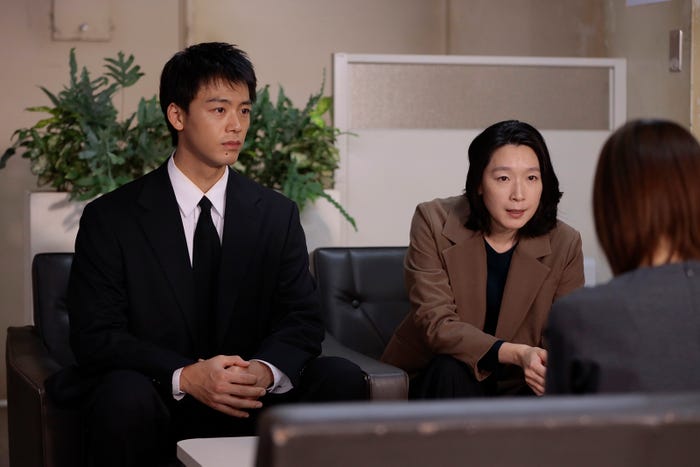 竹内涼真、江口のりこ「再会~Silent Truth~」第1話(C)テレビ朝日