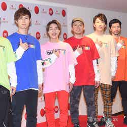 DA PUMP／（左から）KIMI、YORI、DAICHI、ISSA、KENZO、U-YEAH、TOMO（C）モデルプレス