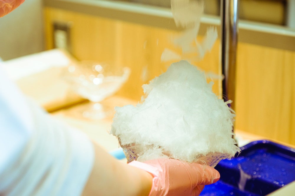  さんかく氷／画像提供：OMOI