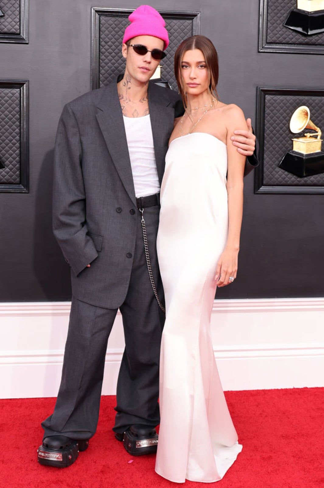 ジャスティン・ビーバー、ヘイリー・ビーバー／Photo by Getty Images