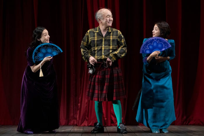 中嶋朋子、温水洋一、満島ひかり/舞台「お気に召すまま」フォトコールより(提供写真)