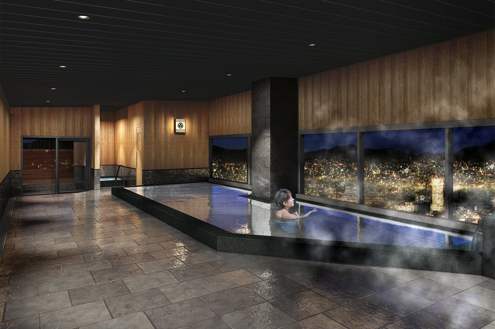 大浴場・展望露天風呂／画像提供：大江戸温泉物語