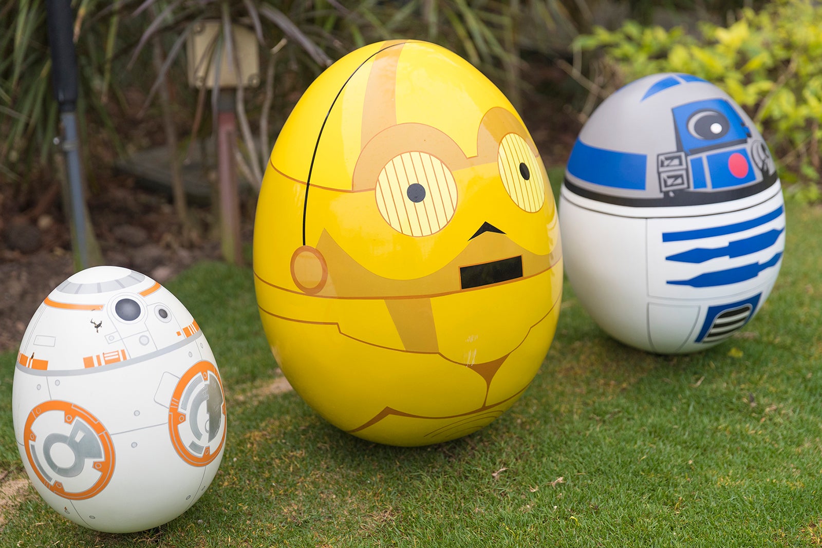 「スター・ウォーズシリーズ」のBB-8、C-3PO、R2-D2（C）Disney and © & TM Lucasfilm Ltd