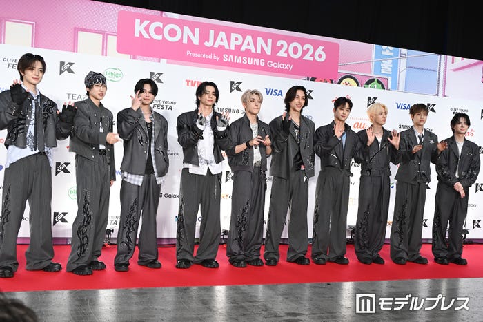 INI/佐野雄大、尾崎匠海、藤牧京介、西洸人、高塚大夢、池崎理人、後藤威尊、許豊凡、木村柾哉、松田迅(C)モデルプレス