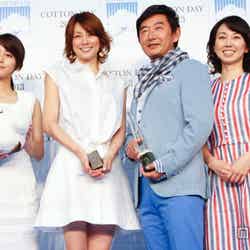 （左から）堀北真希、米倉涼子、石田純一、東尾理子