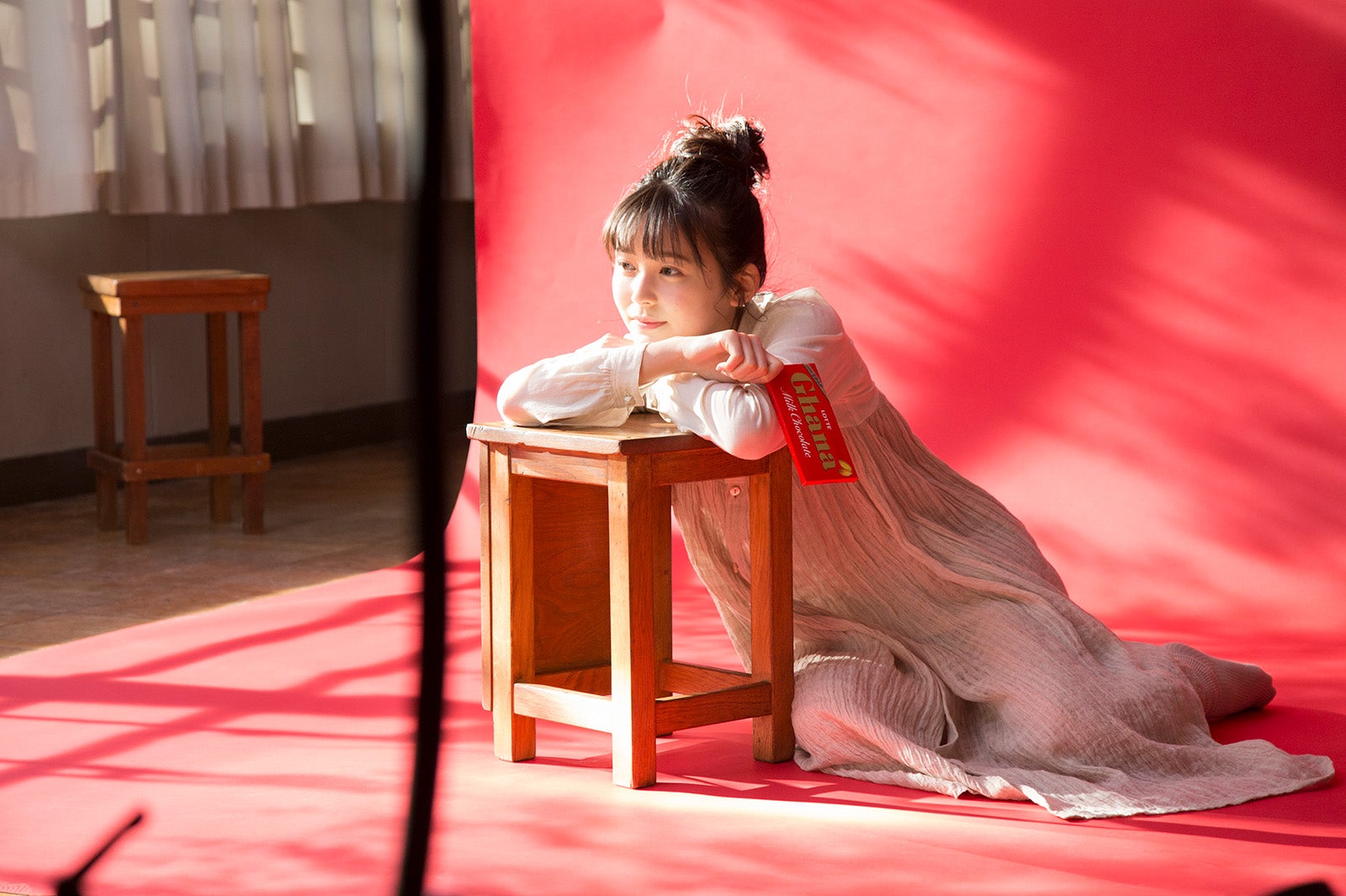 久間田琳加／新CMメイキングカット（提供画像）