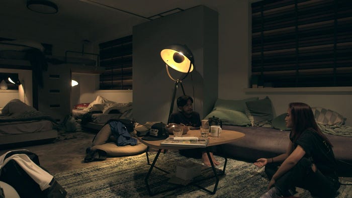 莉咲子、健司「TERRACE HOUSE TOKYO 2019-2020」9th WEEK(C)フジテレビ/イースト・エンタテインメント