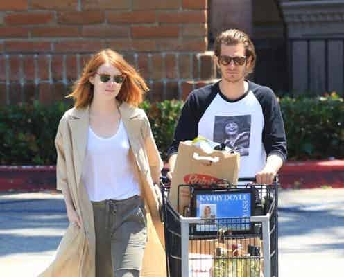 エマ・ストーンとアンドリュー・ガーフィールド、4ヶ月ぶりのツーショット