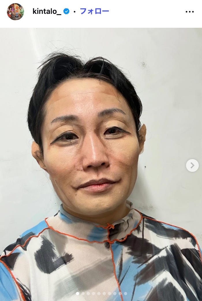 キンタロー。Instagramより