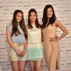 (左から)トラウデン直美、押切もえ、松尾幸実