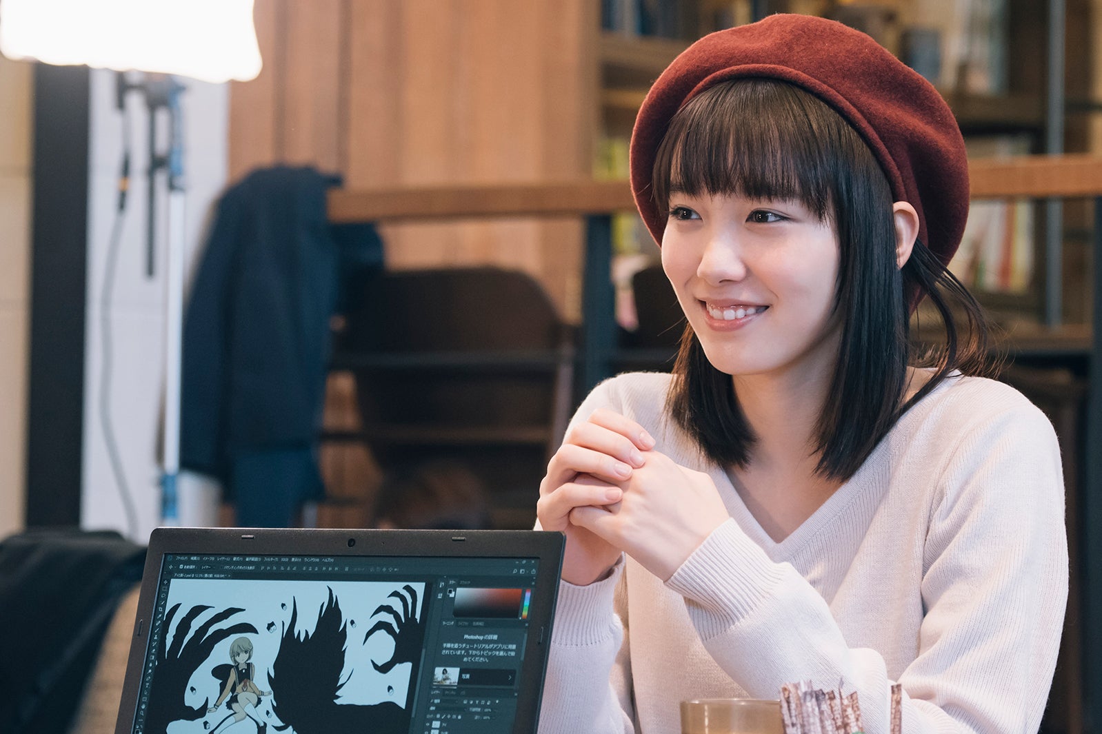 飯豊まりえ／「電影少女」第6話より（C）「電影少女2018」製作委員会