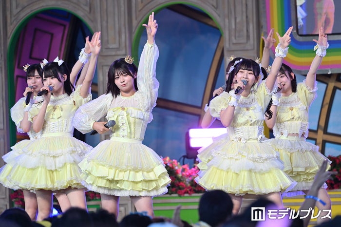 ≒JOY、力強いパフォーマンスでファン魅了 キュートな楽曲でギャップも【TIF2024】