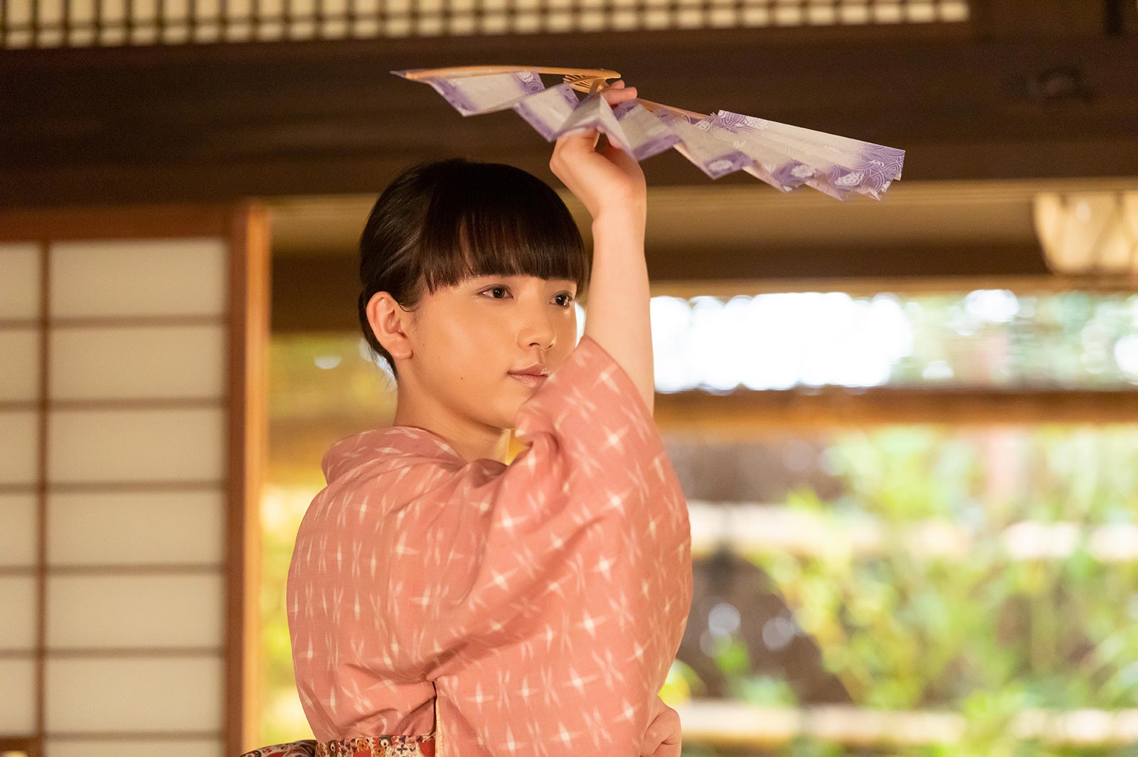 「なつぞら」千遥役・清原果耶、初の日本舞踊に“なつの作業服”…撮影舞台裏明かす