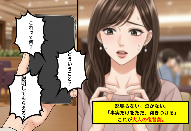 浮気相手と直接ご対面！？「友達ですよ？」しかし⇒証拠写真を突きつけた結果…