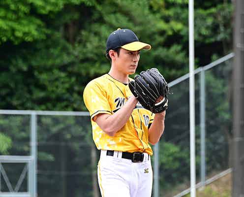 “俳優最速”間宮祥太朗、本気ピッチングで元巨人軍ら一流バッターとガチ対決