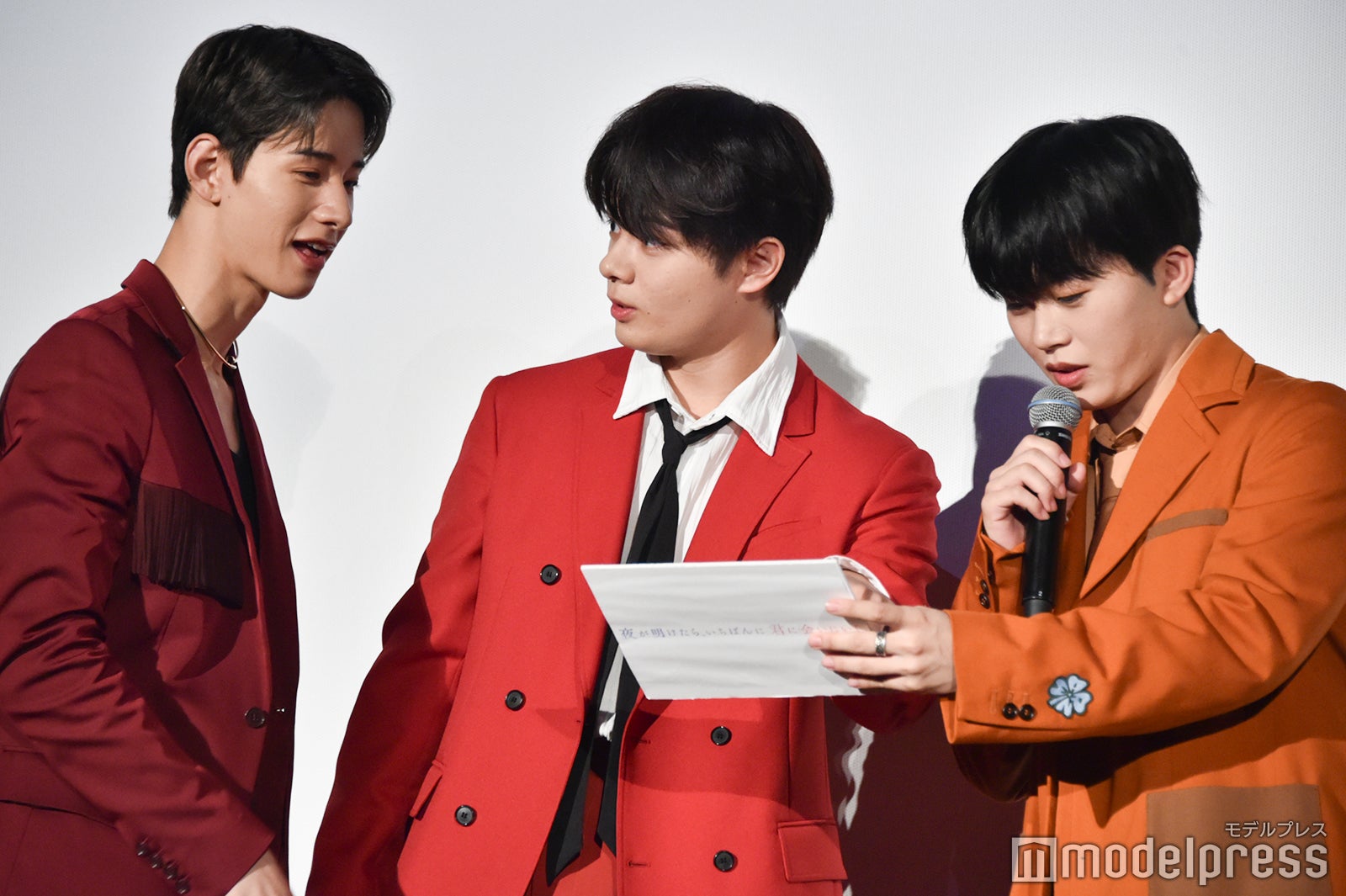 佐藤景瑚、鶴房汐恩、木全翔也（C）モデルプレス