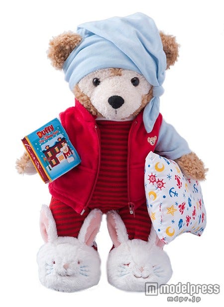 ダッフィー人気コスチューム第2位発表/おやすみセット5000円(ぬいぐるみ(S)は別売り)/(C)Disney【モデルプレス】