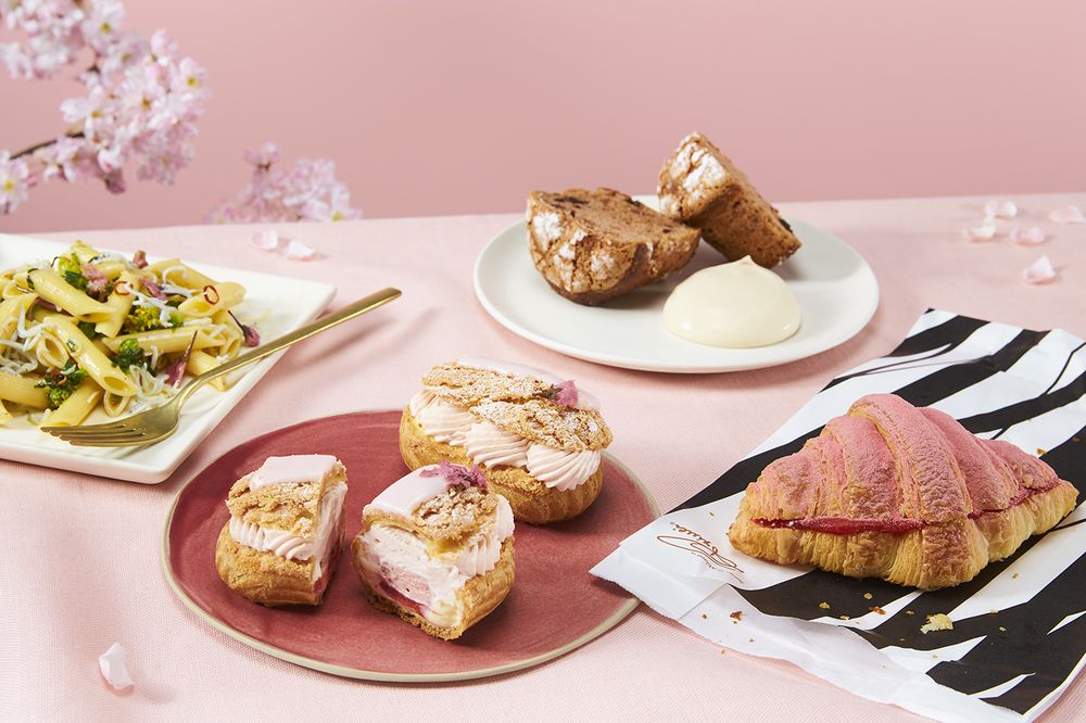 スタバのベーカリー「プリンチ」春限定“さくら”のパンやデザート登場