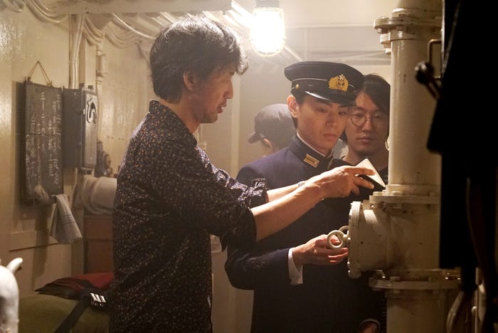 山崎貴監督、菅田将暉 (C)2019 映画「アルキメデスの大戦」製作委員会 (C)三田紀房/講談社