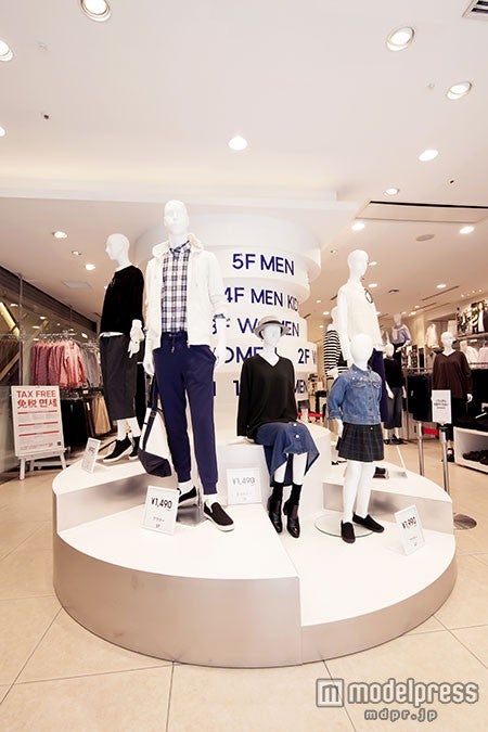 リニューアルした「ジーユー」銀座店