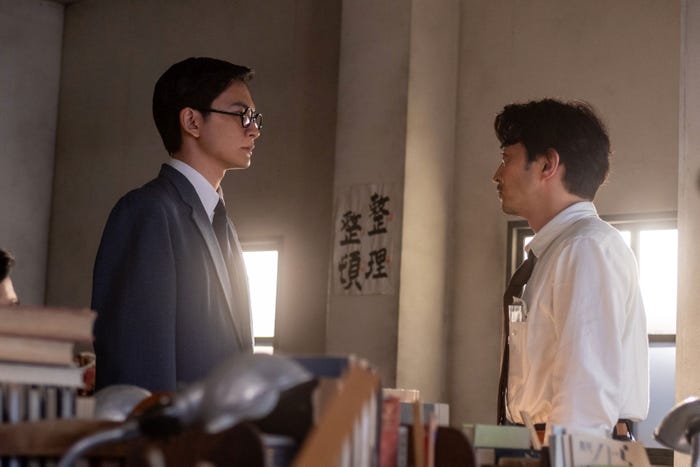 北村匠海、津田健次郎「あんぱん」第86話(C)NHK