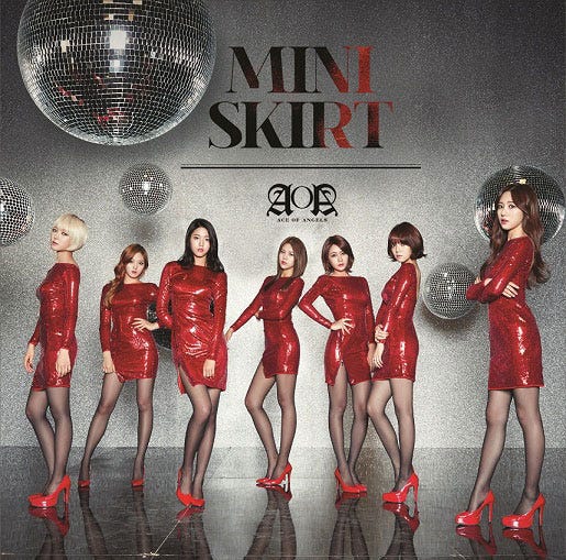 AOA「ミニスカート」(2014年10月1日発売)<Type A>