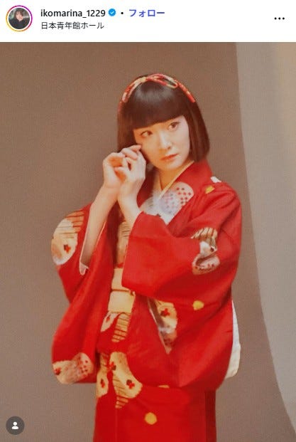 生駒里奈Instagramより