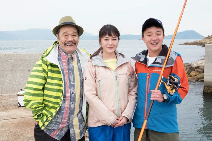 (左から)西田敏行、貫地谷しほり、濱田岳(C)やまさき十三・北見けんいち・小学館/テレビ東京/松竹