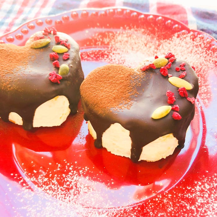 ハートのチョコレートケーキ/画像提供:柏原歩