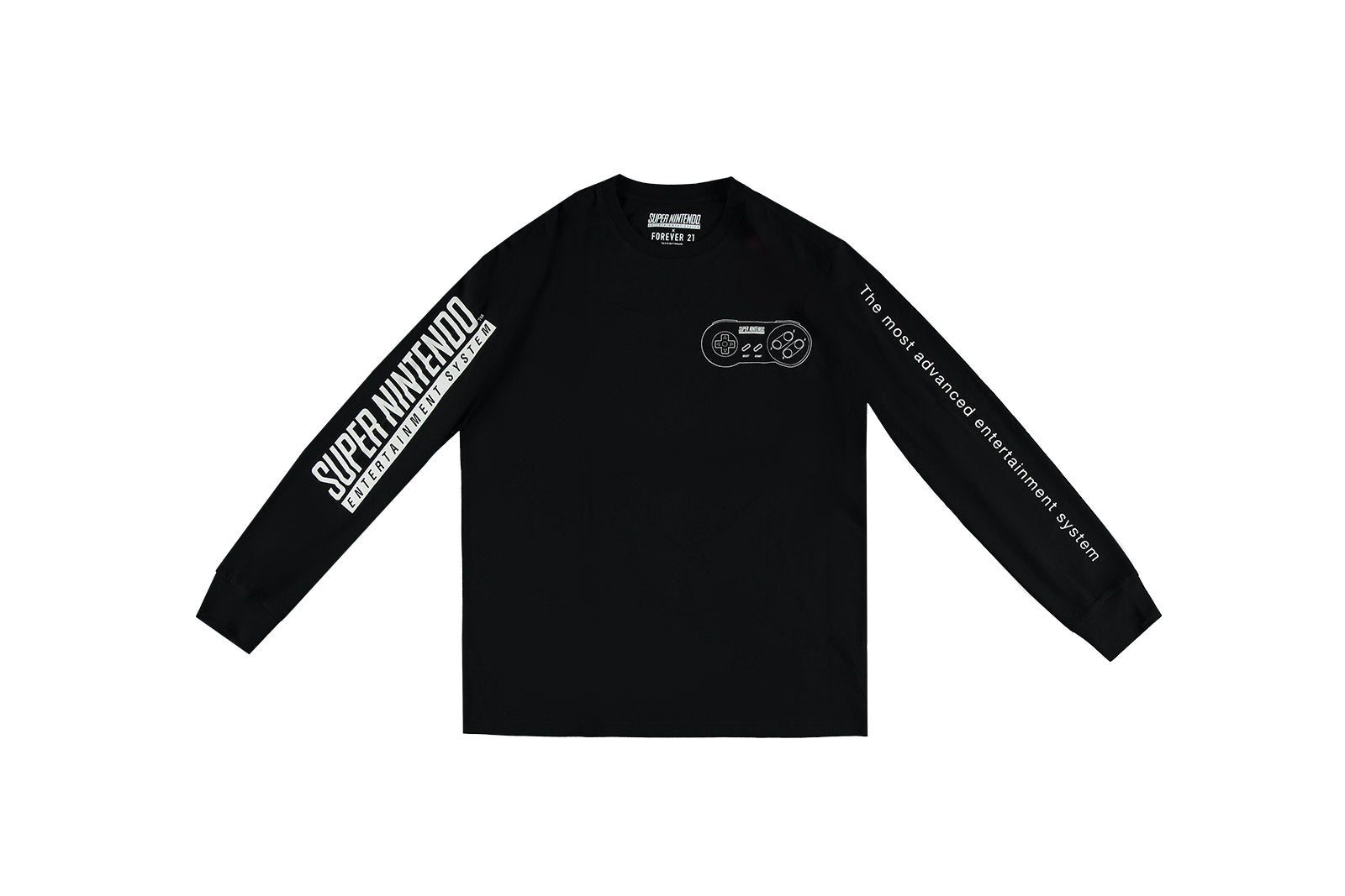 [MEN]ロングスリーブロゴTシャツ（C）1990 Nintendo（C）1991 Nintendo（C）1992 Nintendo（C）1994 Nintendo-SUPER FAMICON is a trademark of Nintendo. 