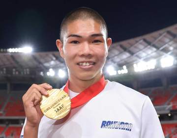 陸上 スーパー高校生・後藤大樹がアジア大会代表会見に出席 「実感は湧かないまま」も「やるからには一番上を目指して」 日本選手権優勝のごほうびは焼き肉