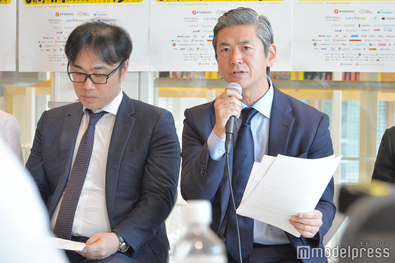 会見の様子（C）モデルプレス