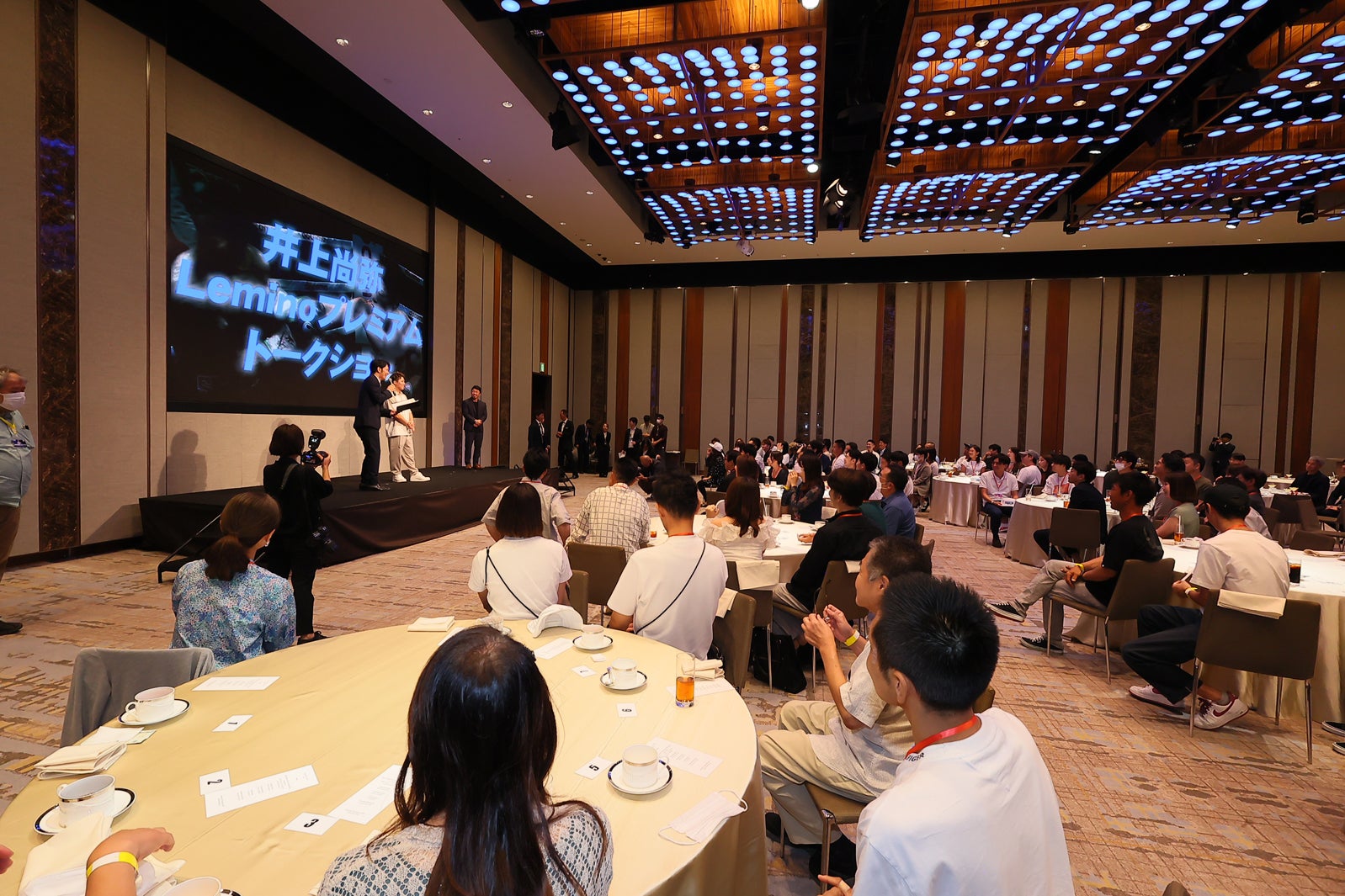 「井上尚弥×Lemino プレミアムトークショー」の様子（提供写真）