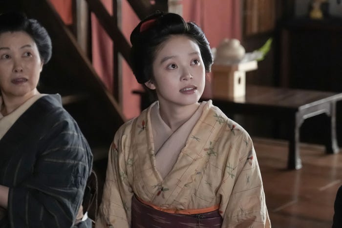 池谷のぶえ、高石あかり「ばけばけ」第51話(C)NHK