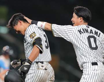 阪神・立石 延長十回プロ初サヨナラ打 聖地で躍動3安打 直近5試合は22打数12安打、打率・545