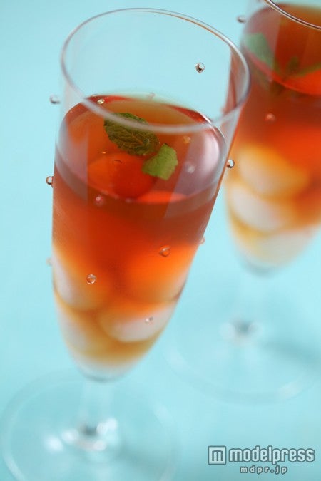 アイスの実でフルーツアイスティー