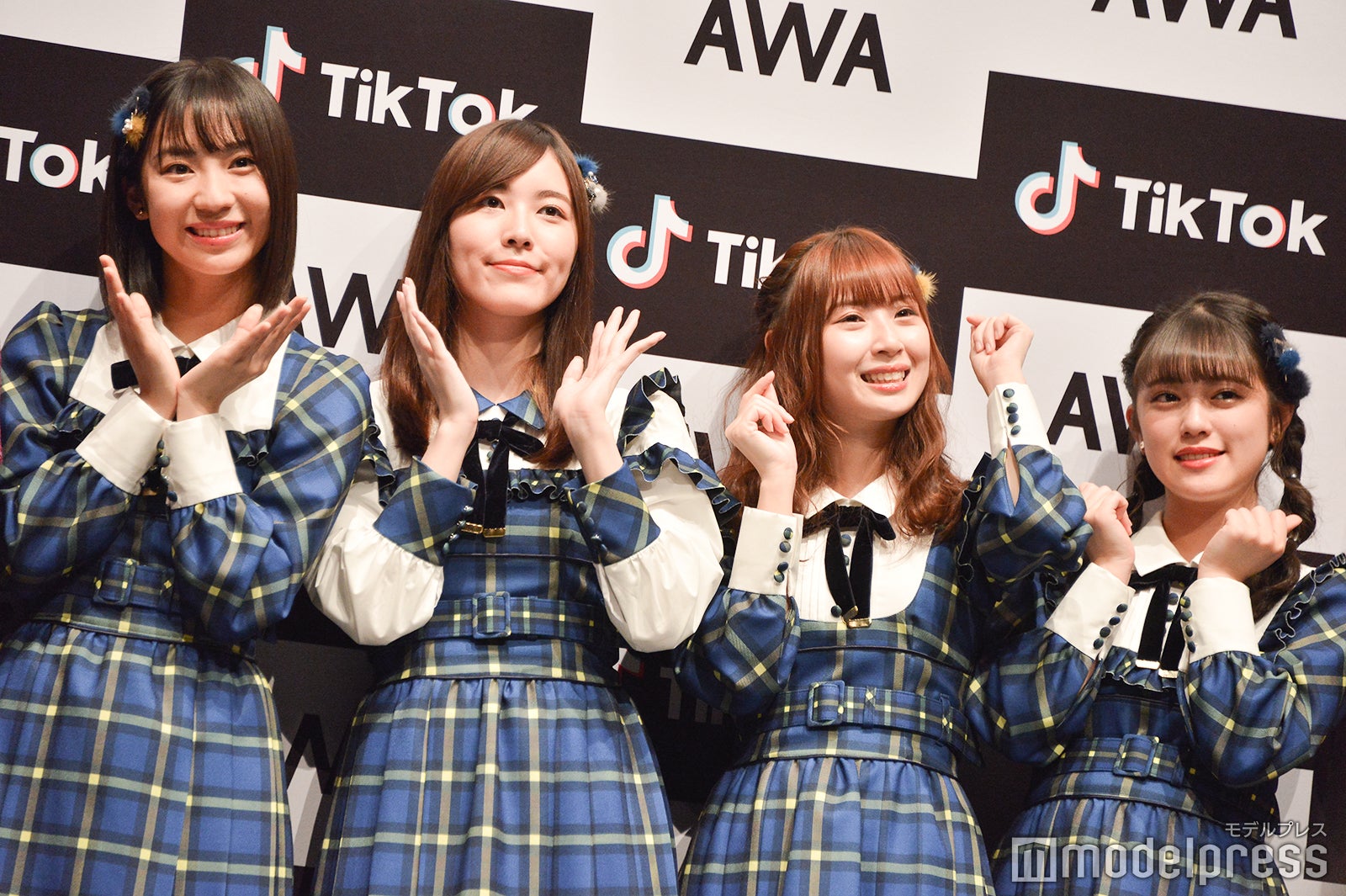 （左から）日高優月、松井珠理奈、高柳明音、竹内彩姫 （C）モデルプレス