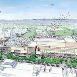 (仮称)テラスモール松戸 外観イメージ/画像提供:住友商事