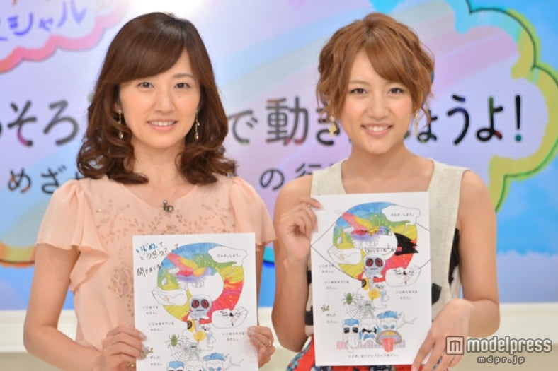 （左から）首藤奈知子アナウンサー、高橋みなみ