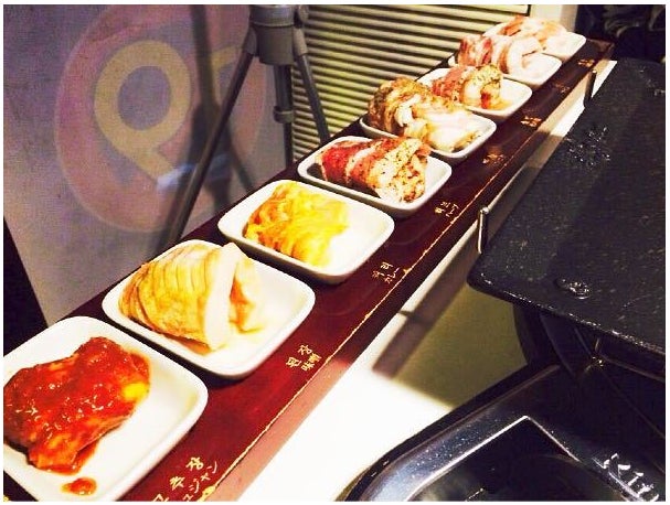 様々な味が楽しめる「八色サムギョプサル」／伊藤千晃オフィシャルブログ（Ameba）より