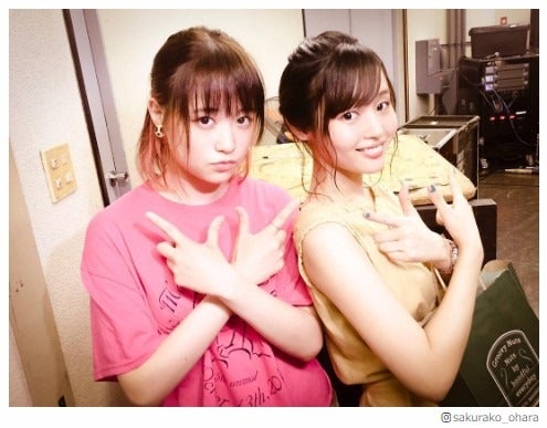 大原櫻子＆藤原さくらの“Wさくら”おそろいポーズショットにファン歓喜
