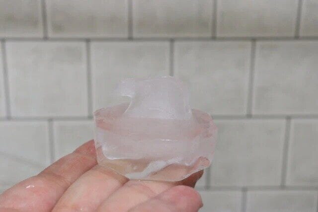 セリア　かわいい製氷器　仕上がり