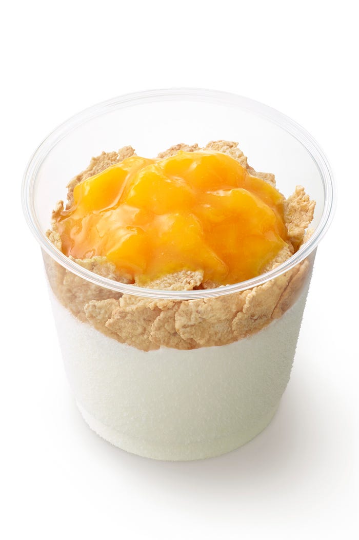 玄米フレークシェイク マンゴー(プチ)/画像提供:株式会社モスフードサービス