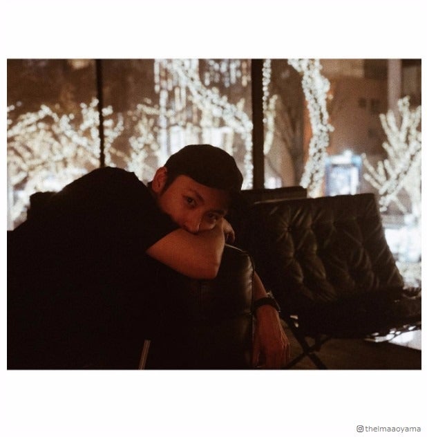 AAA與真司郎と“クリスマスデートなう”青山テルマが激写「最高の1枚」「表情が色っぽい」と反響